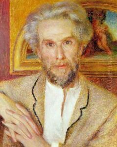 Portrait Of Victor Chocquet by Pierre Auguste Renoir
