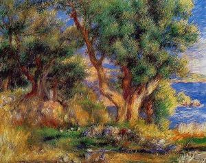 Landscape Near Manton by Pierre Auguste Renoir
