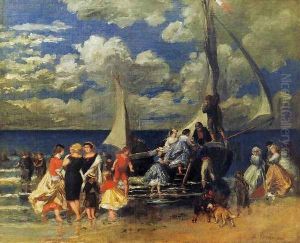 The Return Of The Boating Party by Pierre Auguste Renoir