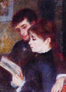 Reading Couple Aka Edmond Renoir And Marguerite Legrand Reading Couple Aka Edmond Renoir And Marguerite Legrand