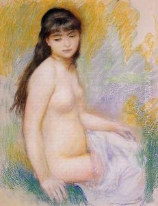 Seated Bather2 by Pierre Auguste Renoir