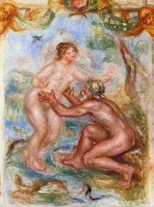 Study For The Saone Embraced By The Rhone by Pierre Auguste Renoir