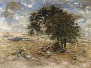 Showery Harvest Day by William McTaggart
