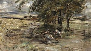 A Wet Harvest Day by William McTaggart