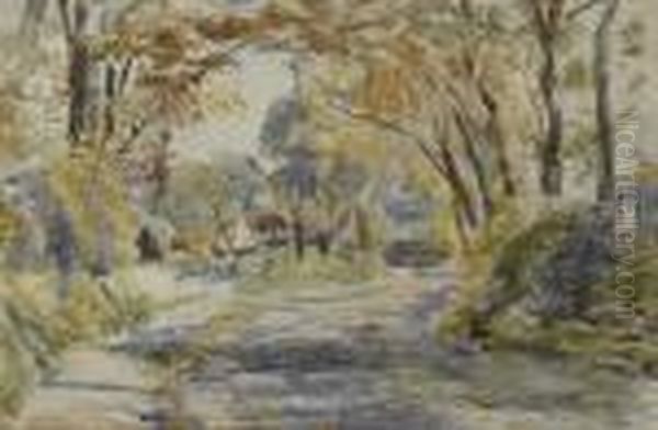 The Tree Fringed Road - view 1