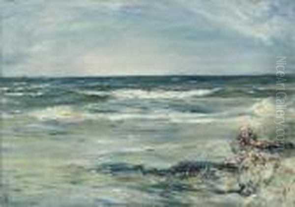Children Shrimping - view 1