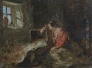 Mother And Child - A Sketch (1860's) by William McTaggart