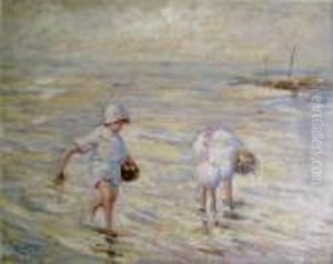 Rsa , 'children On A Beach' Rsa , 'children On A Beach'