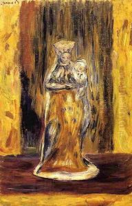 Earthenware Virgin And Child by Pierre Auguste Renoir