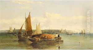 Fishing Boats Off Greenwich