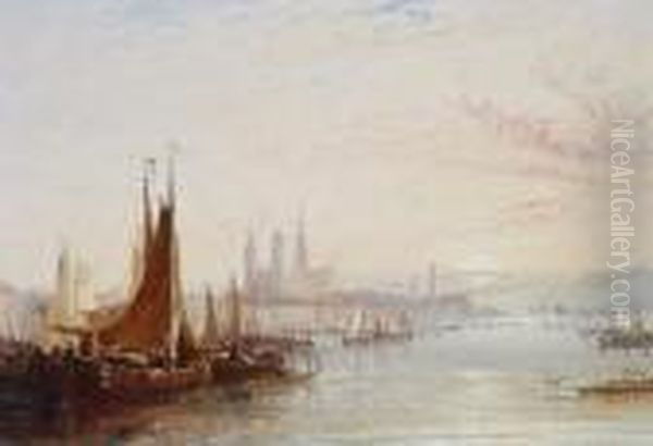 Rouen On The Seine - Morning - view 1