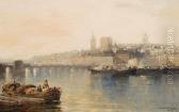 Fishermen By A Bridge - view 1