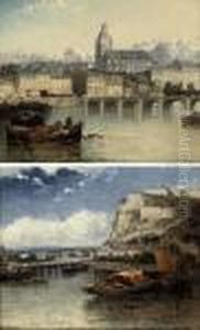 Festung Ehrenbreitstein, On The Rhine by Arthur Joseph Meadows