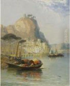 Amalfi - Gulf Of Salerno by Arthur Joseph Meadows