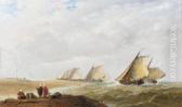 Arrival Of The Fishing Fleet - view 1