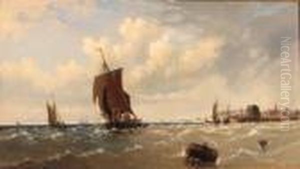 Shipping Off The Coast - view 1