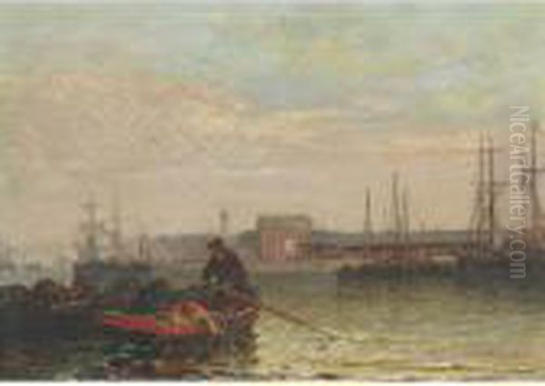 Lobster Fishers, Yarmouth, Morning - view 1