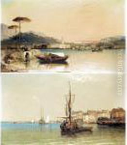 Bellagio, Lake Como; Chioggia, Venice by Arthur Joseph Meadows
