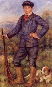 Jean Renoir As A Hunter by Pierre Auguste Renoir