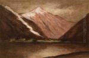 Gebirgssee In Derhohen Tatra by Laszlo Mednyanszky