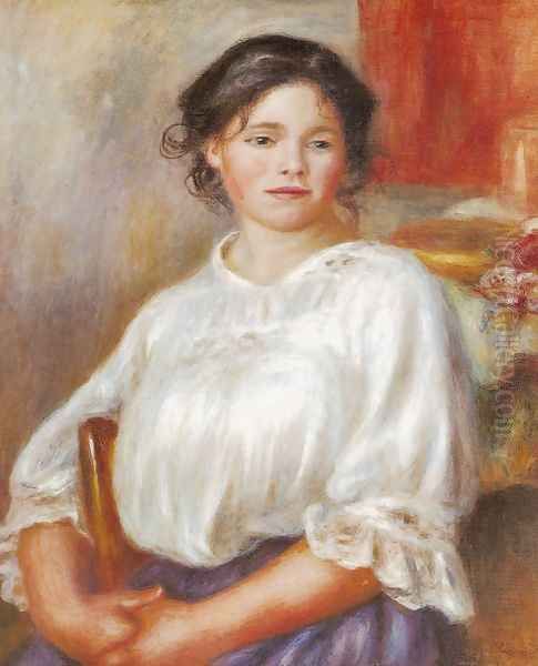 Young Girl, Seated - view 1