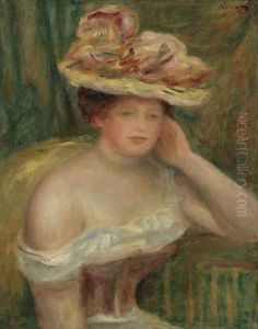 Femme en corset by Pierre Auguste Renoir