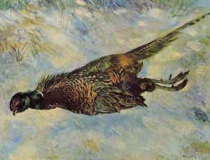 Pheasant In The Snow by Pierre Auguste Renoir