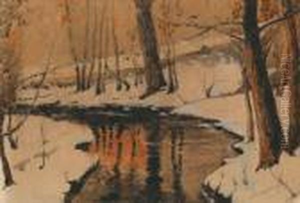 Winterliche Bachlandschaft - view 1