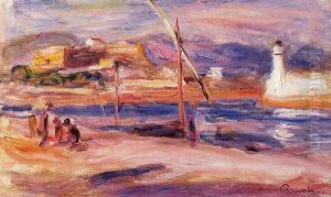 Fort Carre Et Phare D Antibes by Pierre Auguste Renoir