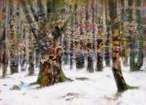 Winter Forest by Laszlo Mednyanszky