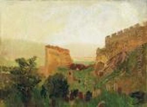 Spring (the Castle Of Becko) by Laszlo Mednyanszky