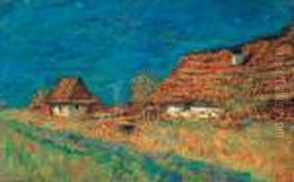 Spring Landscape Under Blue Sky - view 1