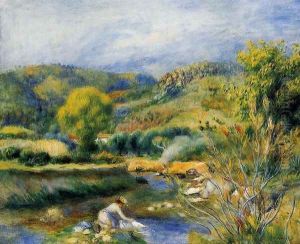The Laundress by Pierre Auguste Renoir