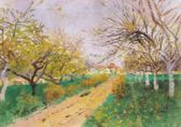 Spring In The Orchard - view 1