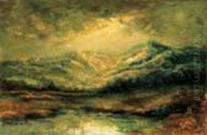 Landscape In The Tatra Mountains by Laszlo Mednyanszky