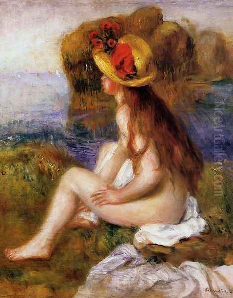Nude In A Straw Hat - view 1