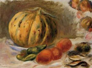 Melon And Tomatos2 by Pierre Auguste Renoir