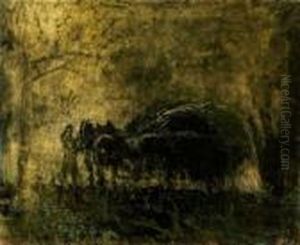 Coach With A Soldier By Dawn's Early Light