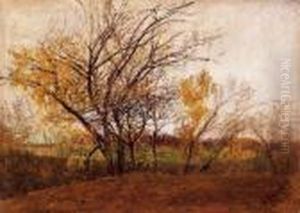 Trees In Spring by Laszlo Mednyanszky