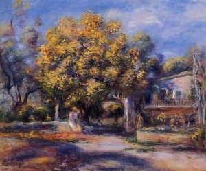 Houses At Cagnes2 by Pierre Auguste Renoir