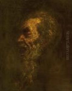 Portrait Of An Old Man by Laszlo Mednyanszky