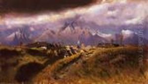 Landscape Of Mountains Landscape Of Mountains