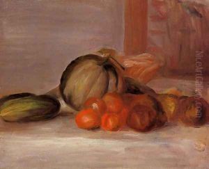 Still Life With Melon2 by Pierre Auguste Renoir