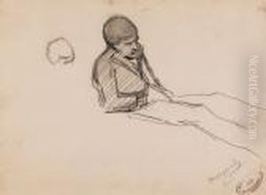 Tramp, With His Hands In His Pocket by Laszlo Mednyanszky
