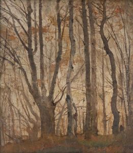 Autumn Forest by Laszlo Mednyanszky