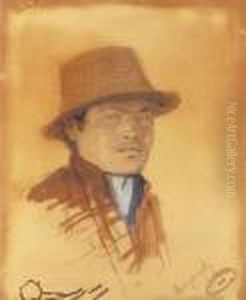 Boy In A Hat by Laszlo Mednyanszky