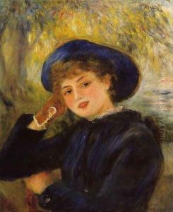Mademoiselle Demarsy Aka Woman Leaning On Her Elbow by Pierre Auguste Renoir