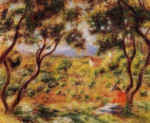The Vineyards Of Cagnes by Pierre Auguste Renoir