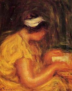 Young Woman Reading by Pierre Auguste Renoir