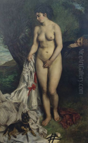 Bather (La Baigneuse au griffon) - view 1